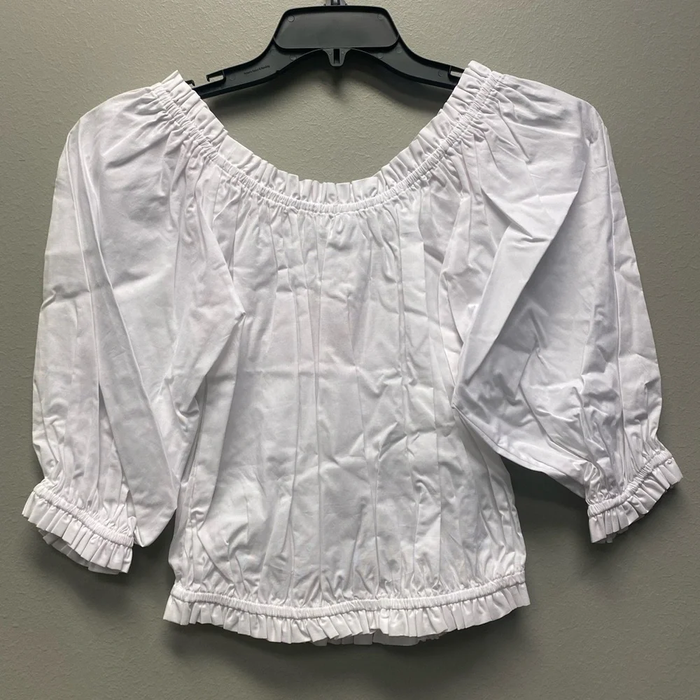 NWT Kate Spade Aperitif Poplin Top Size Small